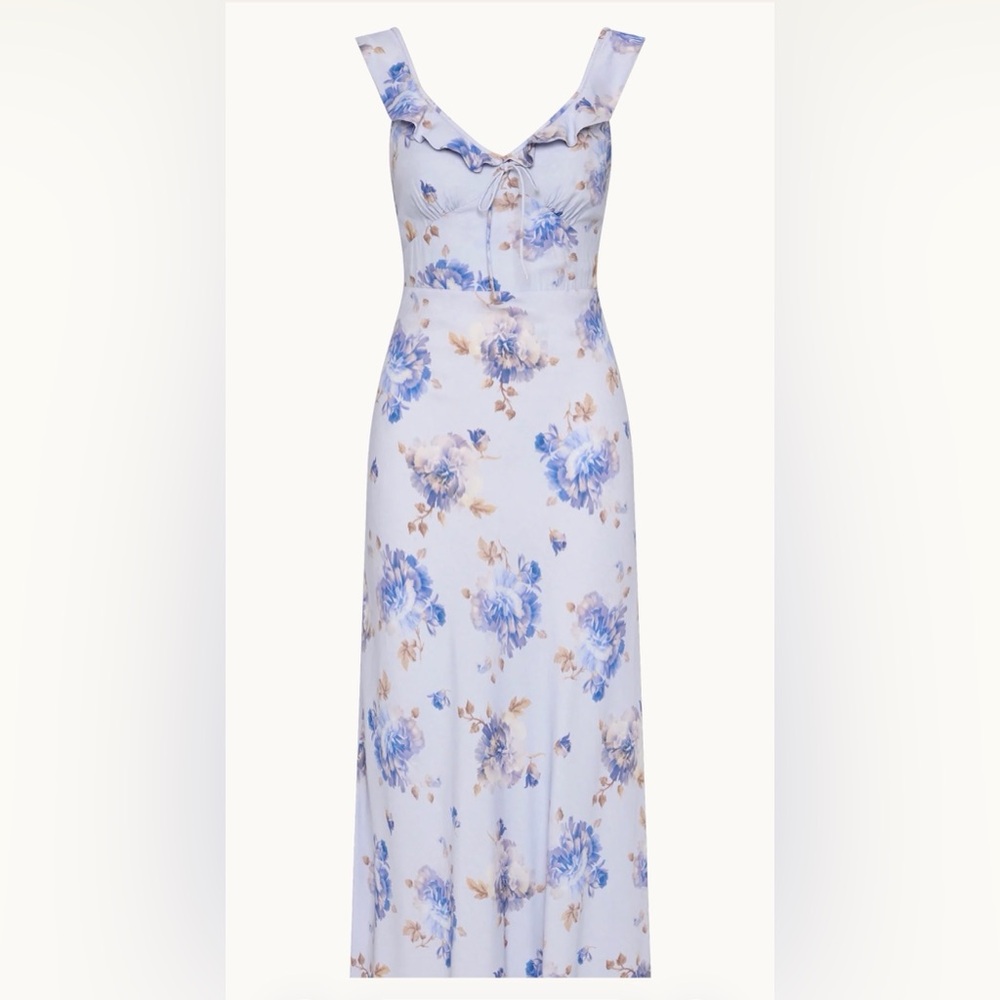Anthropologie Dress Leona Floral Lilac NWT SIZE 2 - Picture 2 of 10